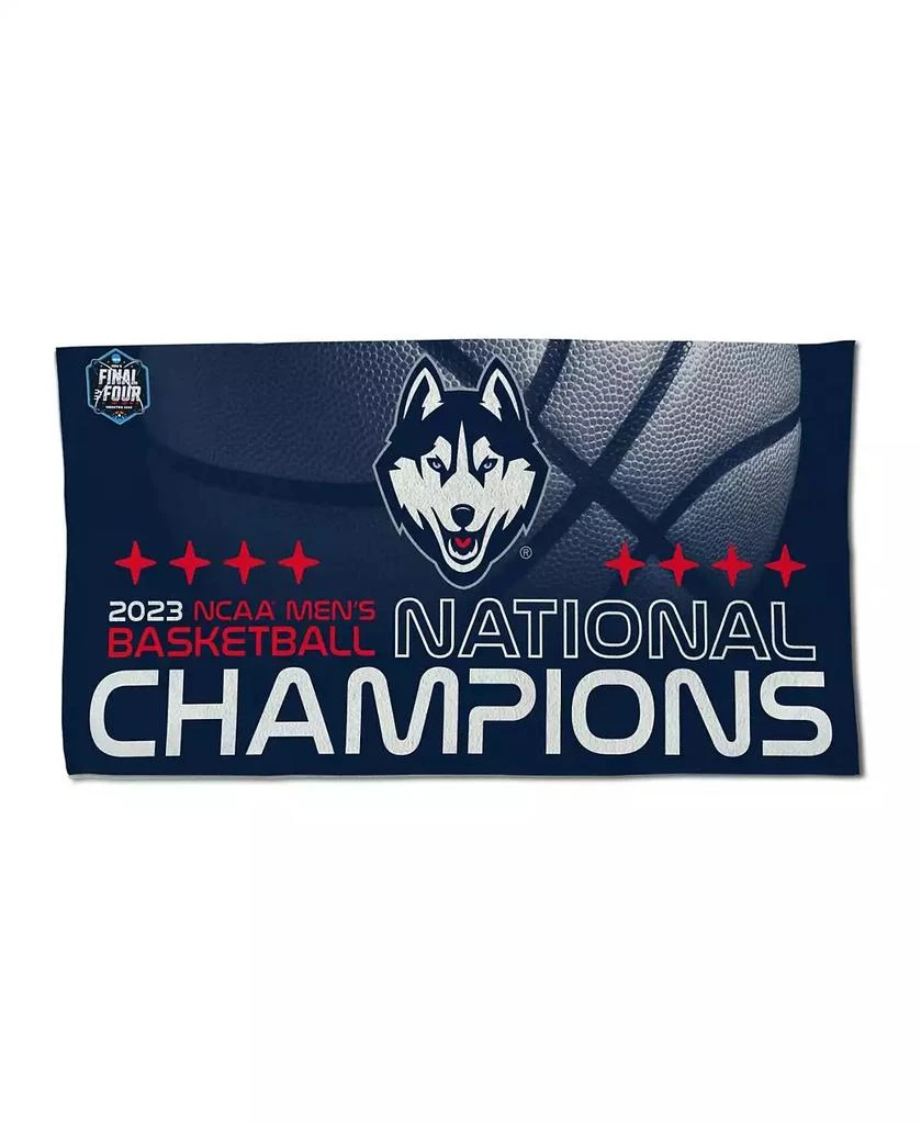 商品Wincraft|UConn Huskies 2023 NCAA Men's Basketball National Champions 22'' x 42'' Two-Sided On Court Locker Room Towel,价格¥218,第1张图片