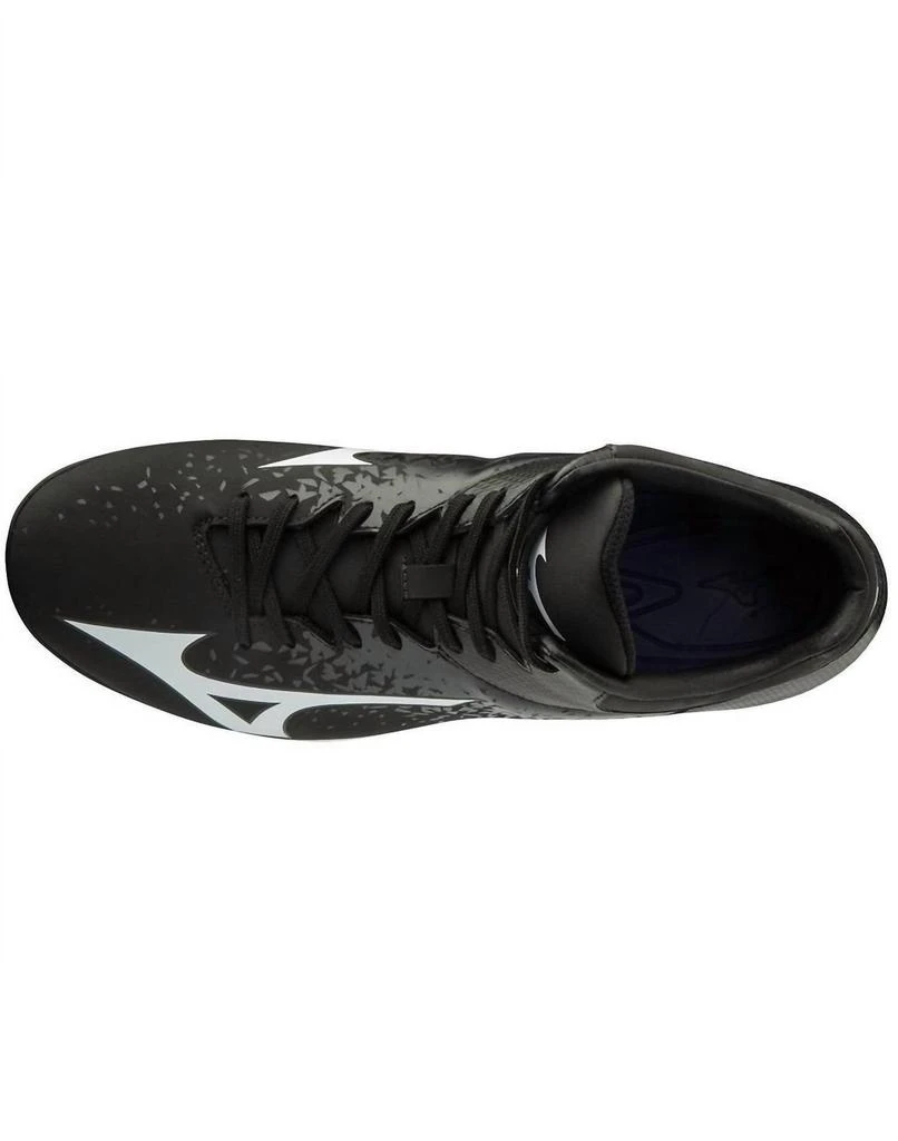 商品Mizuno|Mens Select Nine Tpu Mid Molded Baseball Cleat in Black/White,价格¥427,第2张图片详细描述