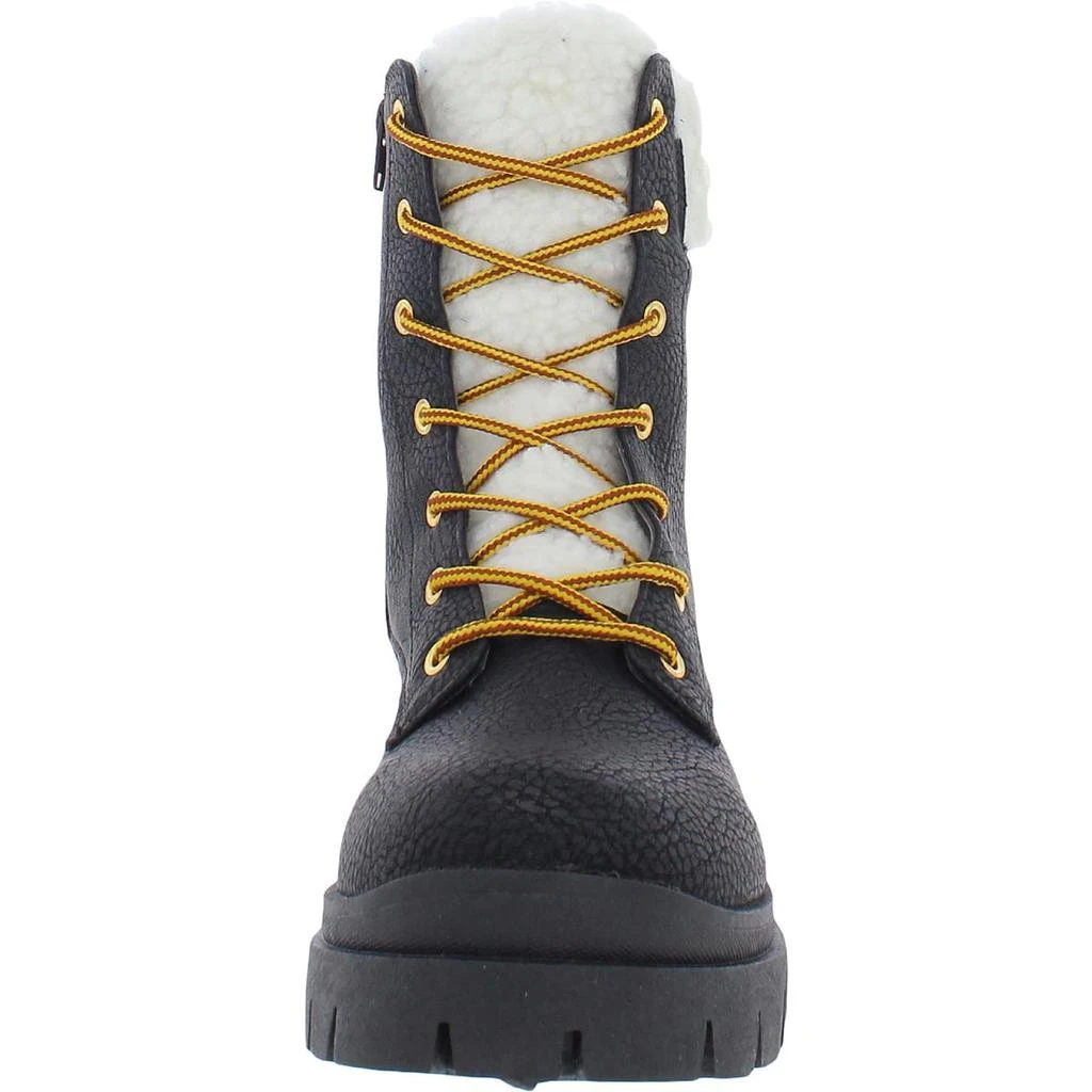 商品Juicy Couture|Juicy Couture Womens Ceress Faux Shearling Lace-Up Hiking Boots,价格¥236,第4张图片详细描述