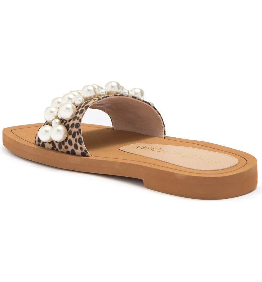 商品Stuart Weitzman|Goldie Slide Sandal,价格¥615,第2张图片详细描述