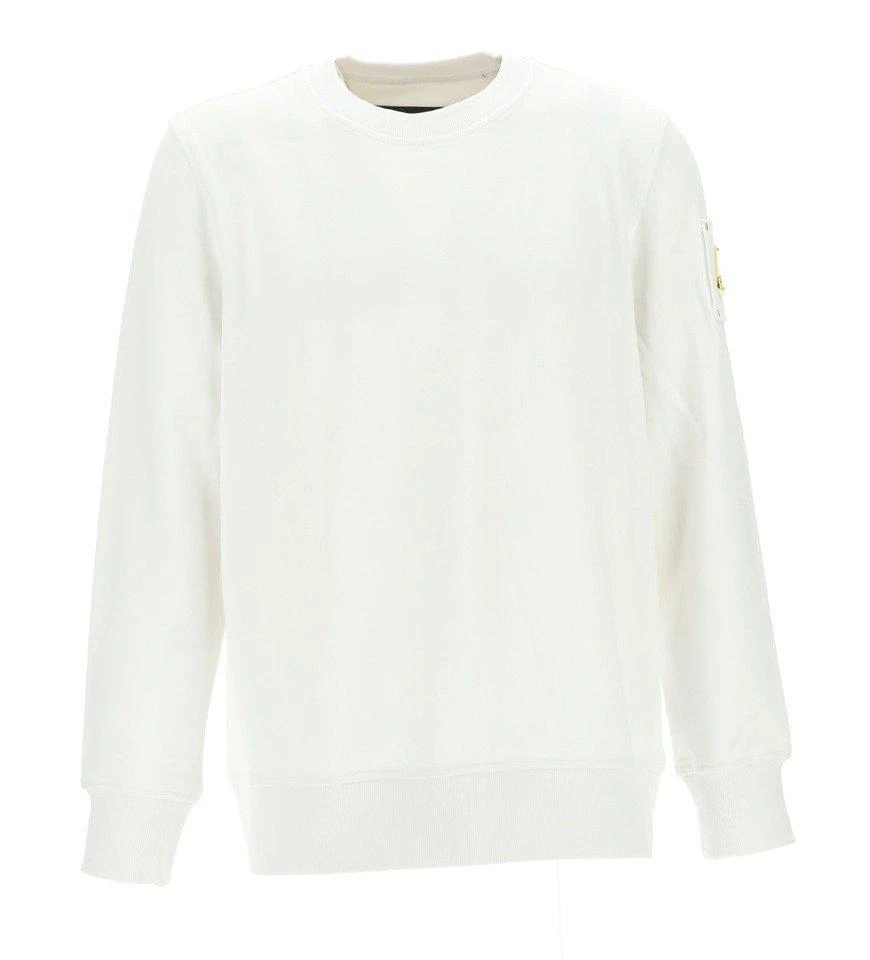 商品Moose Knuckles|Moose Knuckles Logo-Plaque Crewneck Sweater,价格¥1967,第1张图片
