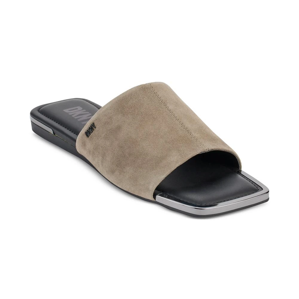 商品DKNY|Women's Andra Square-Toe Slip-On Slide Sandals,价格¥483,第1张图片