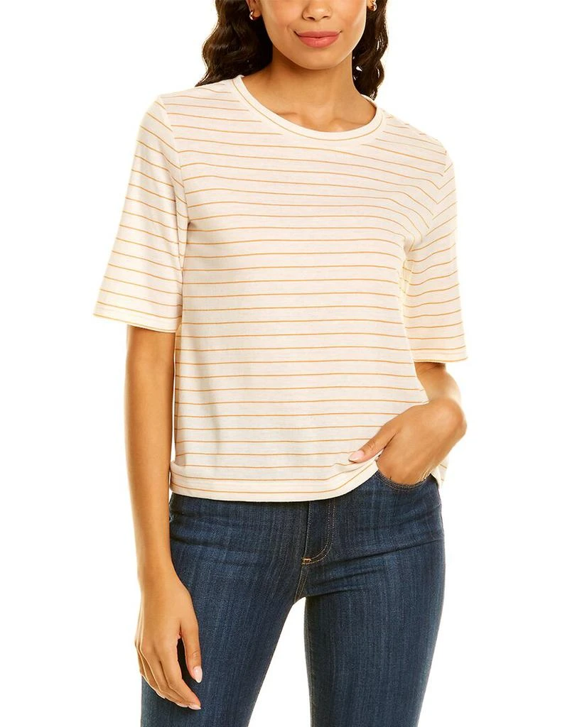 商品Vince|Vince Chalk Stripe T-Shirt,价格¥142,第1张图片