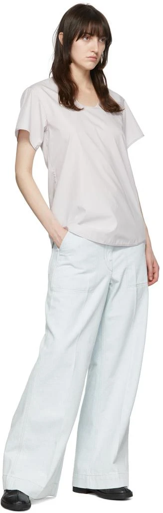 商品Lemaire|Purple Cotton T-Shirt,价格¥1194,第4张图片详细描述