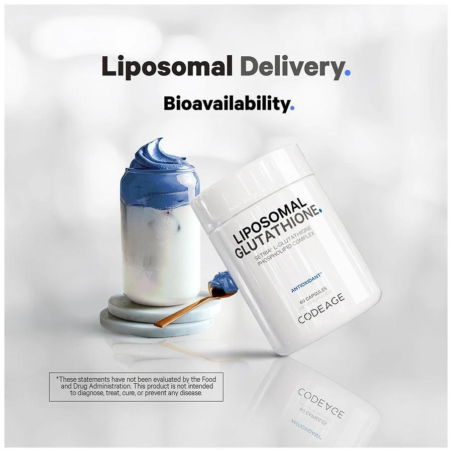 商品Codeage|Liposomal Glutathione Setria L Glutathione Capsules,价格¥298,第2张图片详细描述