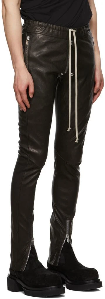 商品Rick Owens|Black Gary Leather Pants,价格¥10975,第2张图片详细描述
