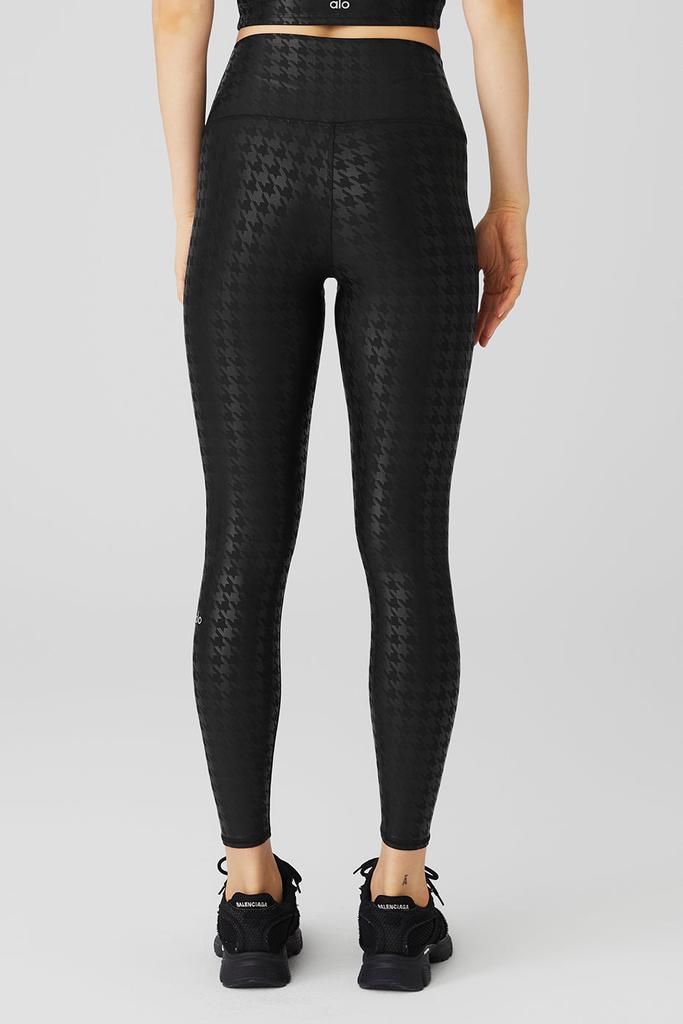 Airlift High-Waist Glimmer Houndstooth Legging - Black商品第2张图片规格展示