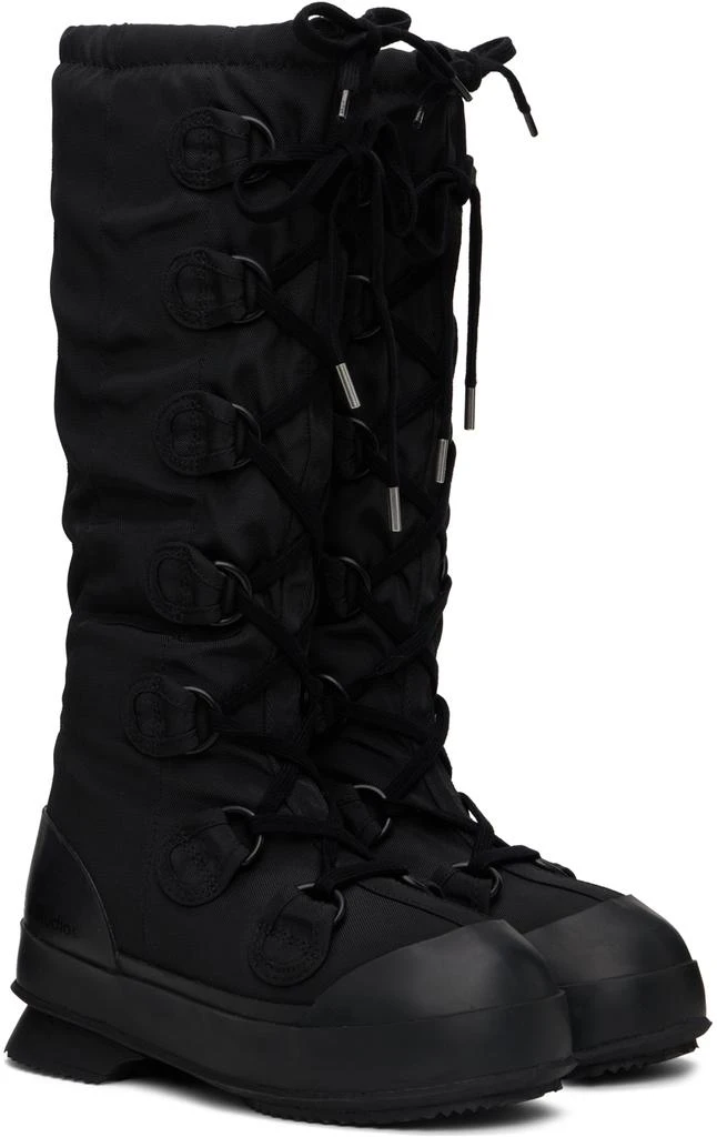 商品Acne Studios|Black Vulcanized Lace-Up Boots,价格¥3492,第4张图片详细描述