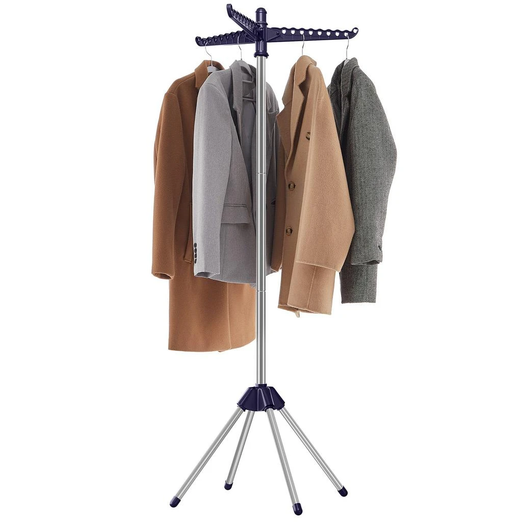 商品BreeBe|59-Inch High Folding Clothes Drying Rack,价格¥526,第1张图片