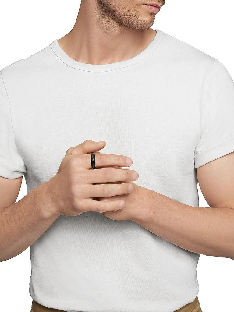 商品David Yurman|Streamline Band Ring in Black Titanium,价格¥11462,第2张图片详细描述