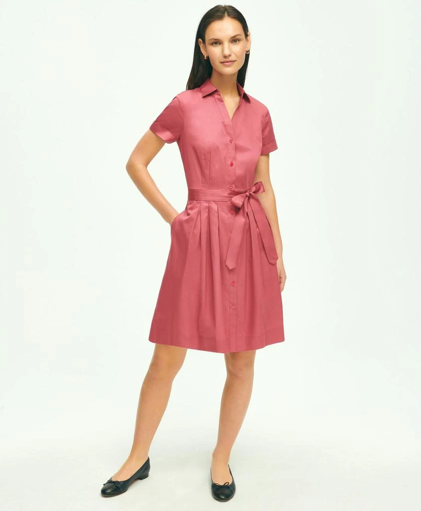 商品Brooks Brothers|Belted Shirt Dress,价格¥614,第1张图片