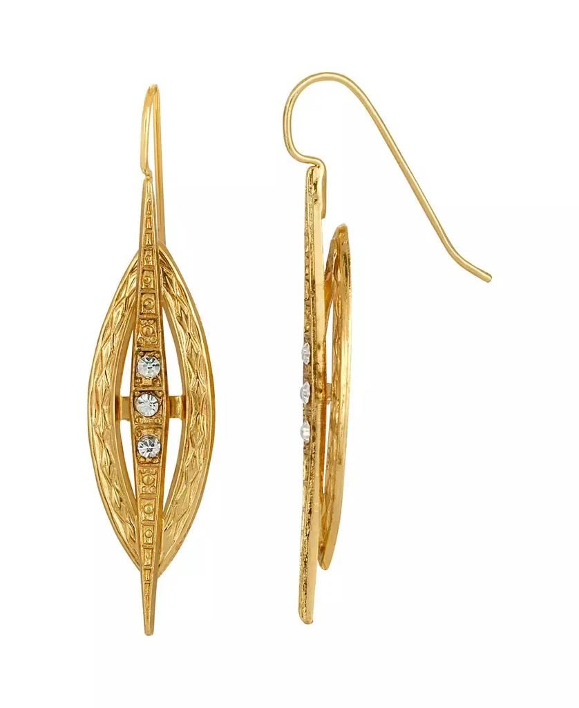 商品2028|Crystal Art Deco Drop Earrings,价格¥193,第1张图片