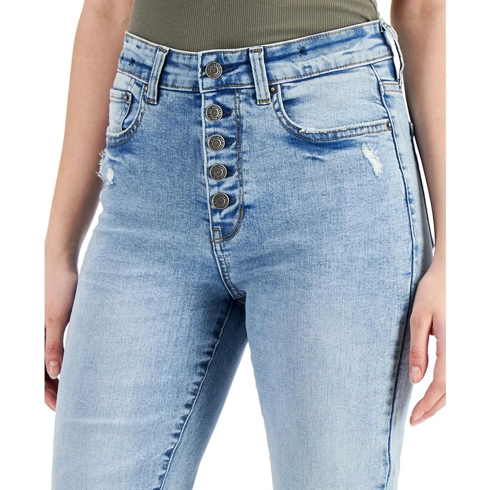 商品Vanilla Star|Juniors' Ripped Slim Straight-Leg Jeans,价格¥89,第4张图片详细描述