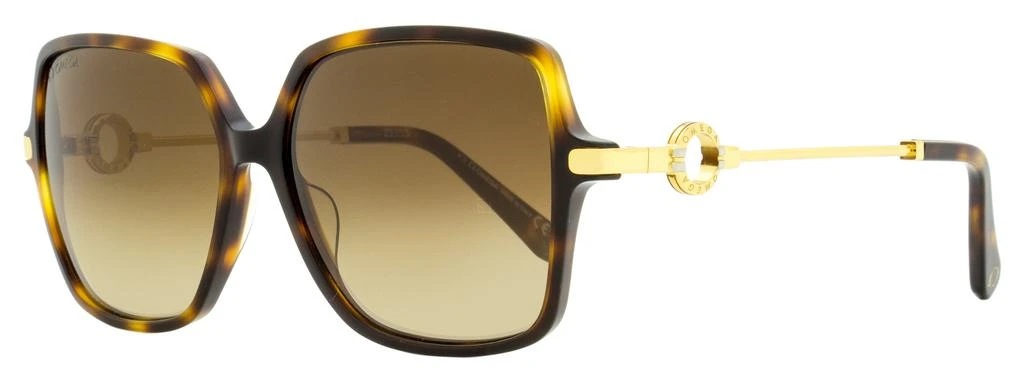 商品Omega|Omega Women's Square Sunglasses OM0033 52G Havana/Gold 59mm,价格¥1264,第1张图片