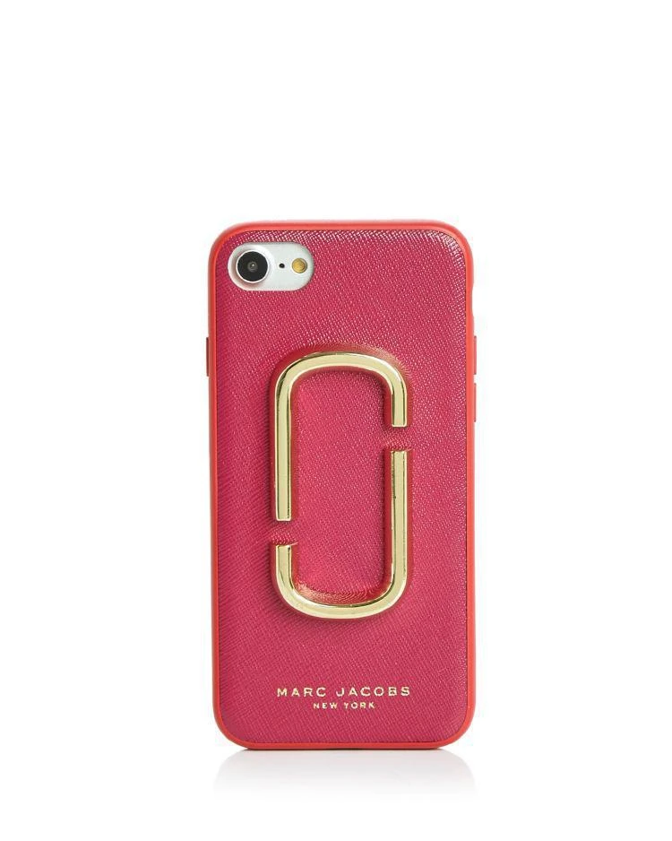 商品Marc Jacobs|双 J Saffiano 皮革 iPhone 7/8 手机壳,价格¥482,第1张图片