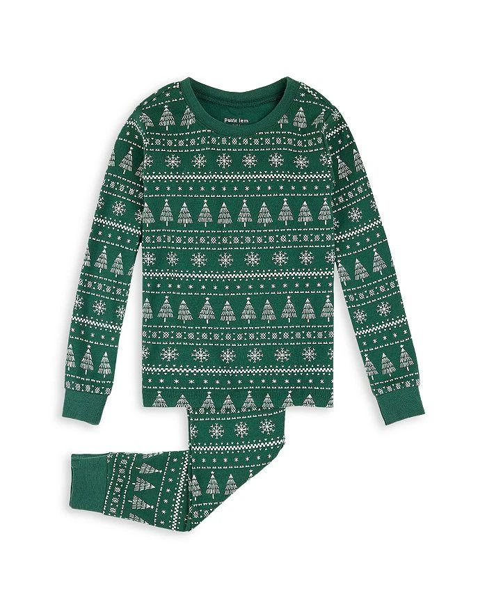商品Petit Lem|Unisex Fair Isle Print Long Sleeved Pajama Set - Little Kid,价格¥198,第1张图片