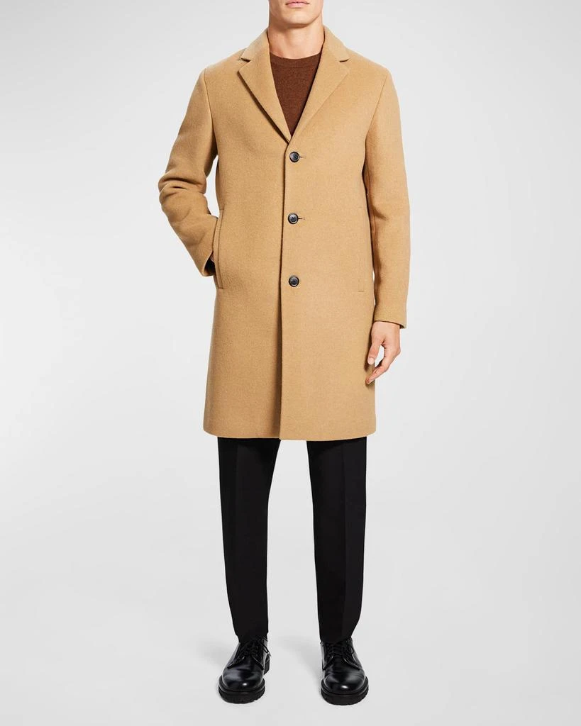 商品Theory|Men's Suffolk Wool Overcoat,价格¥1611,第1张图片