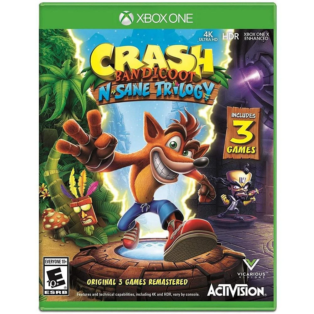 商品Activision|Crash Bandicoot N. Sane Trilogy 2.00 - Xbox One,价格¥299,第1张图片