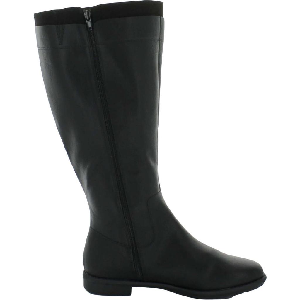 Style & Co. Womens Olliee Faux Leather Wide Calf Knee-High Boots商品第3张图片规格展示