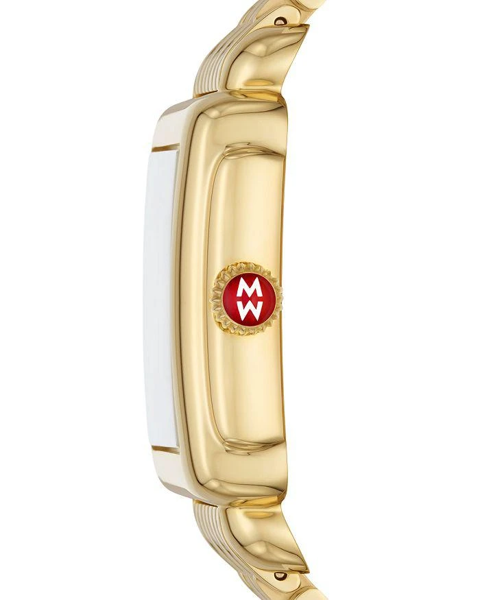 商品Michele|Deco Mid Gold Diamond Dial Watch, 29 x 31mm,价格¥14223,第3张图片详细描述