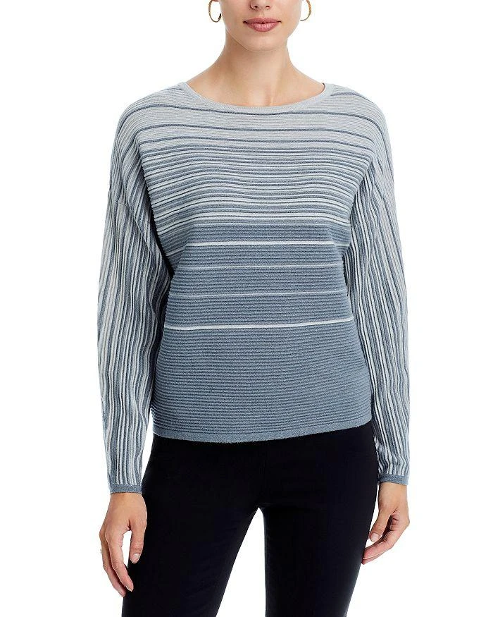 商品Tahari|Stripe Dolman Sleeve Crewneck Sweater,价格¥175,第1张图片