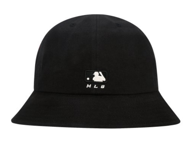 【享贝家】MLB 爱心熊圆顶渔夫帽 男女同款 黑色（预售款，10天发货）32CPHF111-50L商品第5张图片规格展示