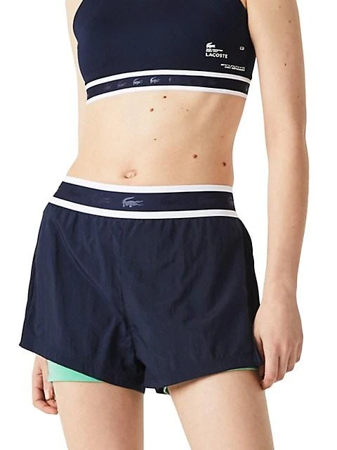 商品Lacoste|Lined Logo-Waist Shorts,价格¥127,第3张图片详细描述