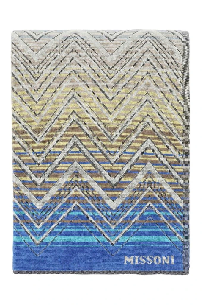 商品Missoni|Missoni Home Geometric-Patterned Stripe Detailed Bath Towel,价格¥1025,第1张图片