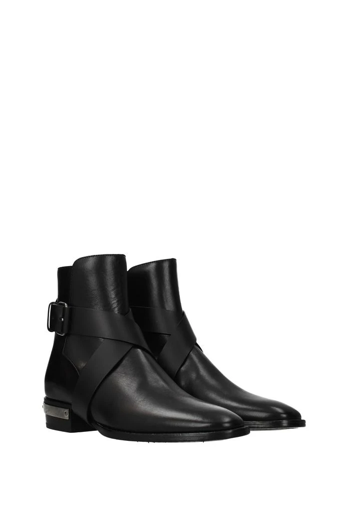 商品Balmain|Ankle Boot Leather Black,价格¥3462,第2张图片详细描述