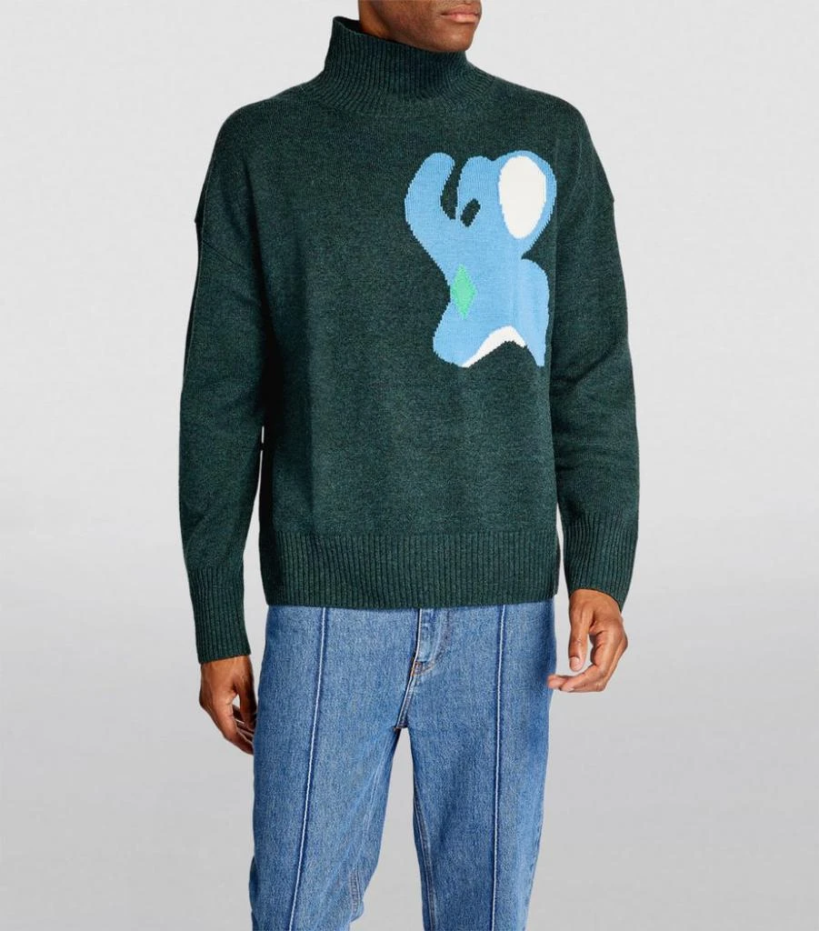 商品JW Anderson|Elephant Turtleneck Sweater,价格¥3170,第3张图片详细描述