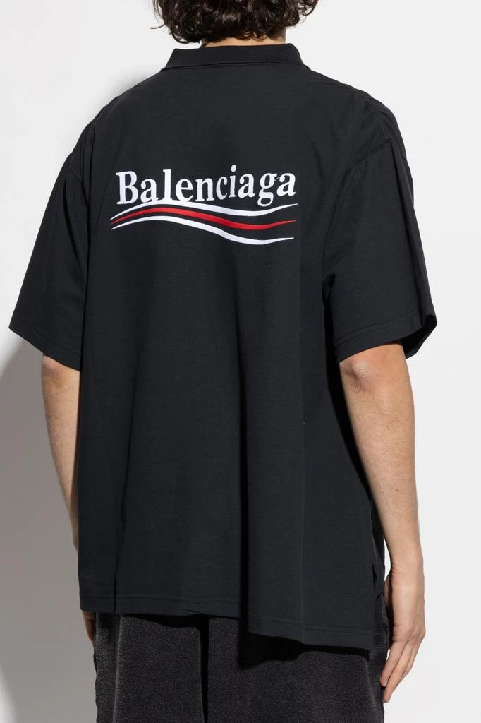 商品Balenciaga|Polo with embroidered logo,价格¥7319,第4张图片详细描述