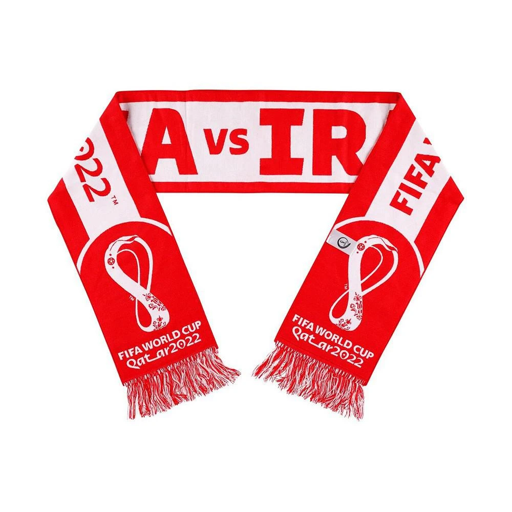 商品Ruffneck Scarves|Men's and Women's USMNT vs. Iran National Team 2022 FIFA World Cup Qatar Matchup Scarf,价格¥262,第2张图片详细描述