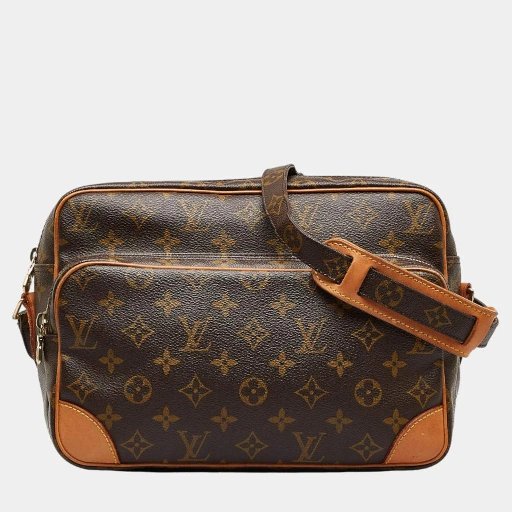 商品[二手商品] Louis Vuitton|Louis Vuitton Brown Canvas Monogram Nile Bag Crossbody Bag,价格¥10182,第1张图片