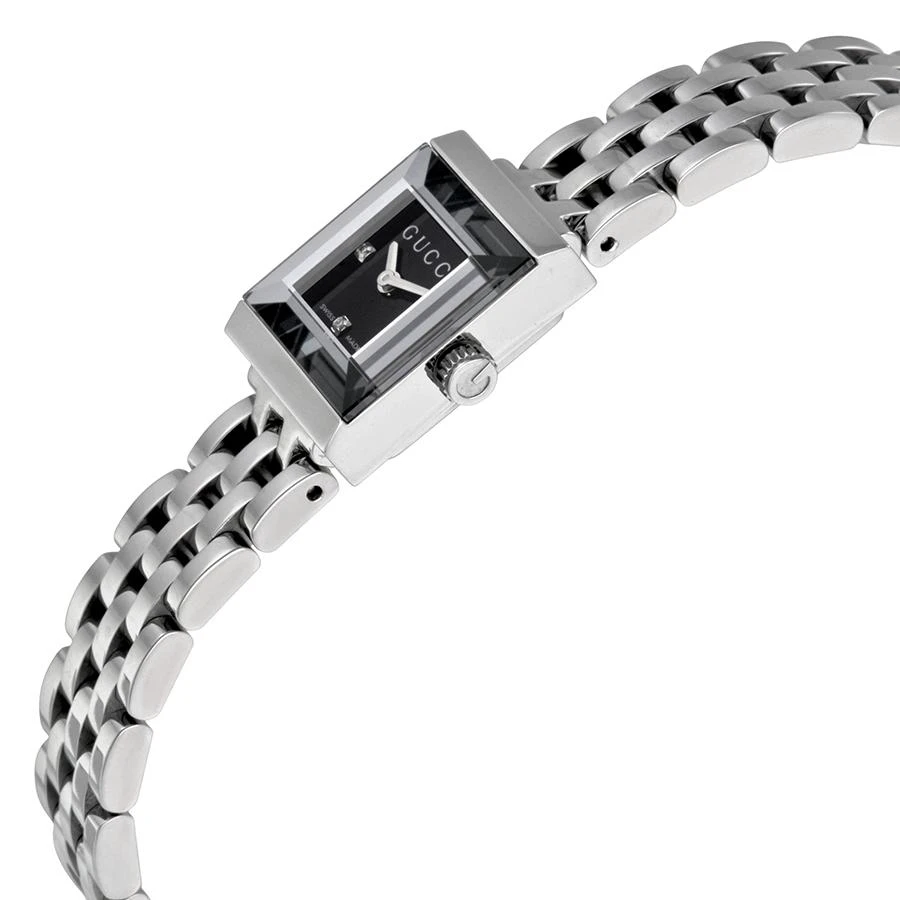 商品[二手商品] Gucci|Pre-owned Gucci G-Frame Diamond Black Dial Ladies Watch YA128507,价格¥5268,第2张图片详细描述