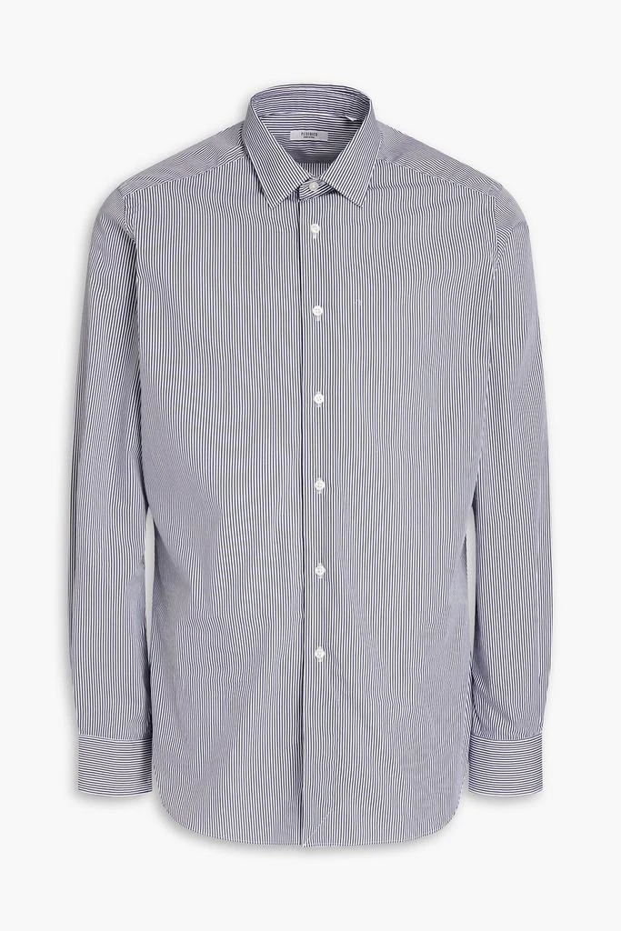 商品Peserico|Striped cotton-blend poplin shirt,价格¥1043,第1张图片