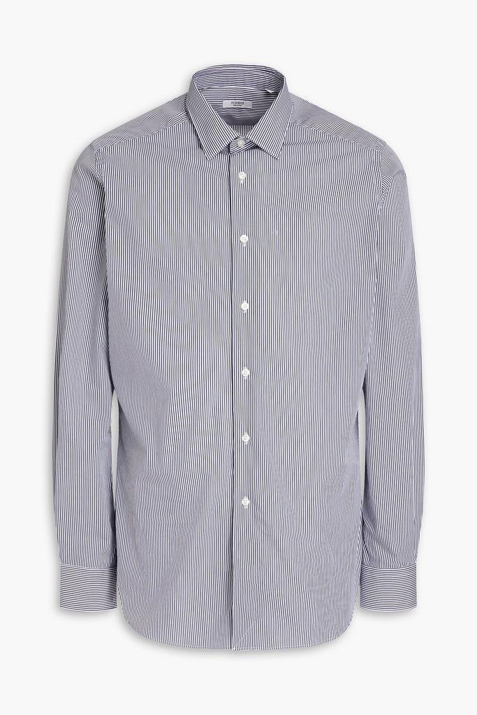 商品Peserico|Striped stretch-cotton poplin shirt,价格¥986,第1张图片
