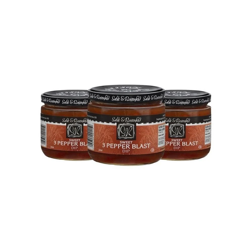 商品Sable & Rosenfeld|3 Pepper Blast Sweet Relish Dip 12 oz (3 Pack),价格¥264,第1张图片