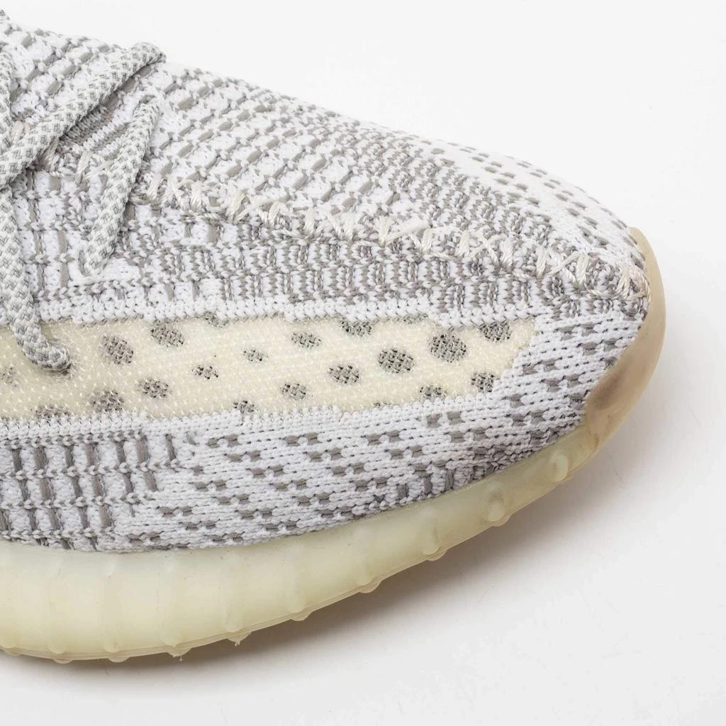 Yeezy x adidas Grey/White Knit Fabric 350 V2 Static Sneakers Size 45 1/3 商品