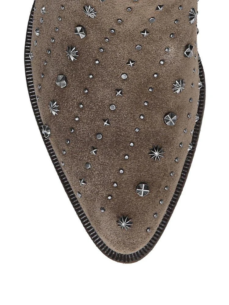 商品Sam Edelman|Brian Studded Suede Western Booties,价格¥1209,第4张图片详细描述