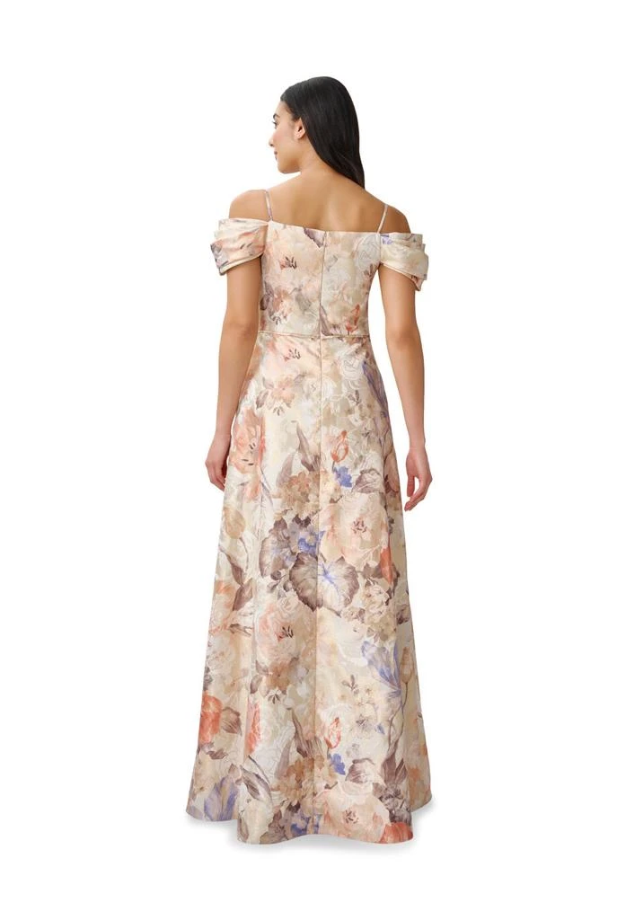 商品Aidan Mattox|Off shldr pleated bodice gown,价格¥3682,第3张图片详细描述