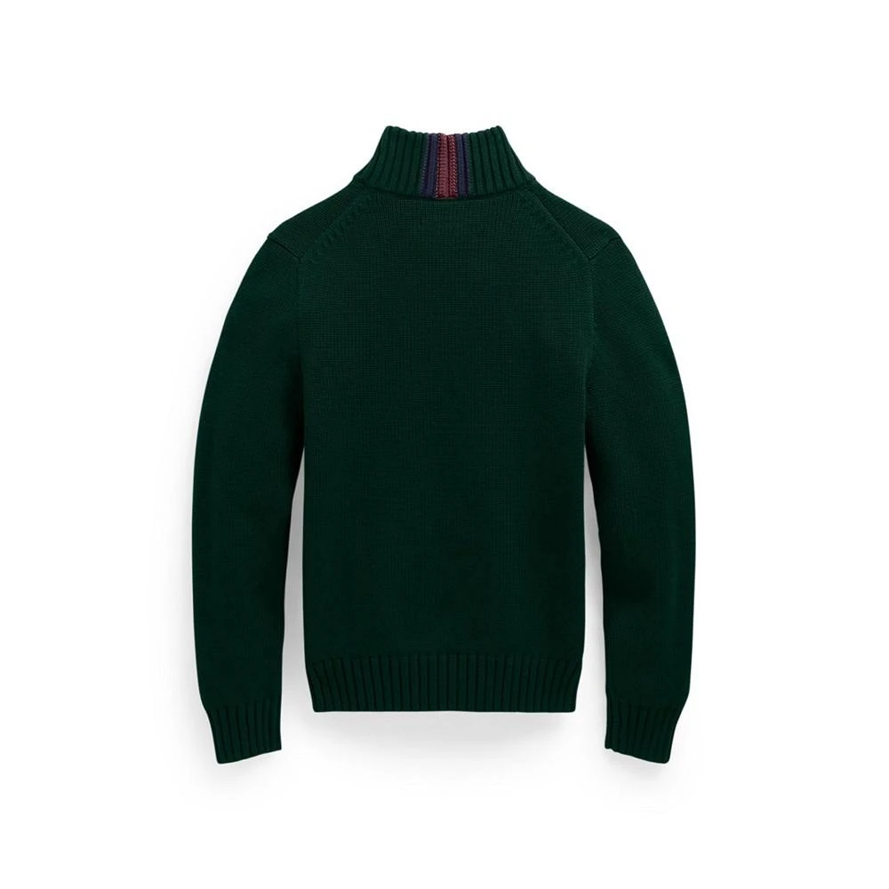 商品Ralph Lauren|Big Boys Cotton Full-Zip Sweater,价格¥386,第2张图片详细描述