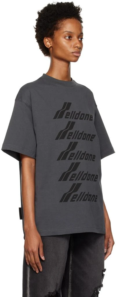 商品We11done|Gray Selldone T-Shirt,价格¥939,第2张图片详细描述