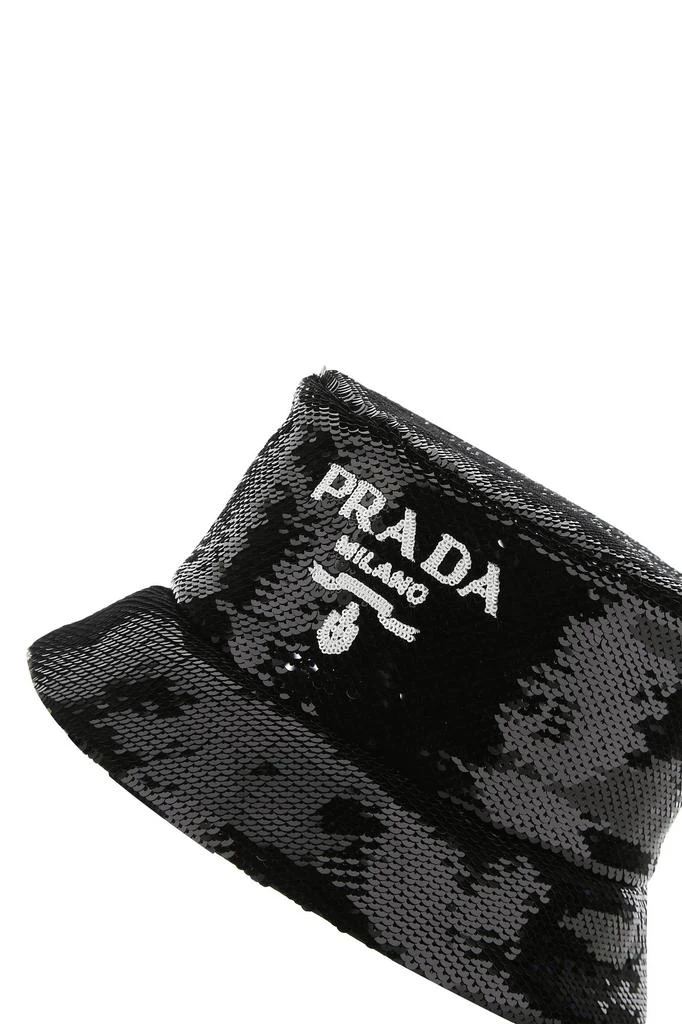 商品Prada|Black sequins bucket hat,价格¥7896,第3张图片详细描述