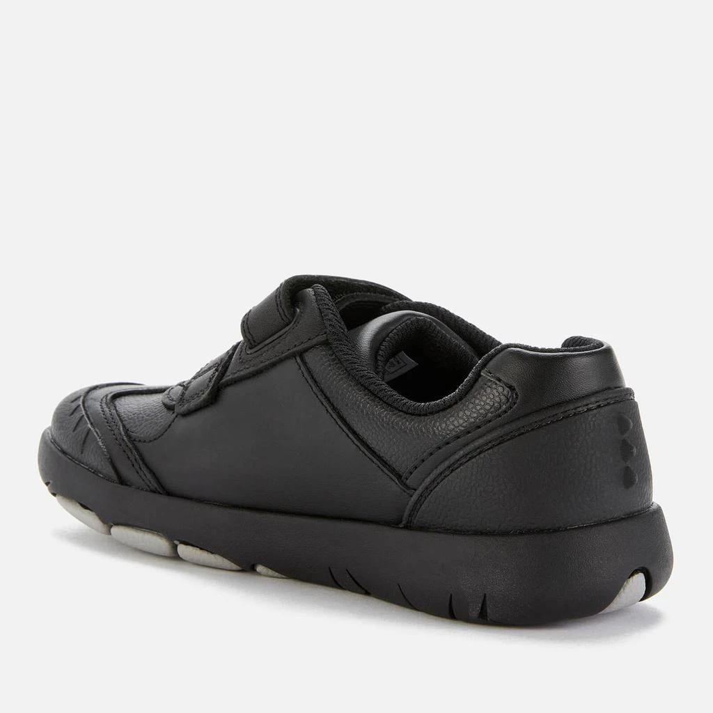 商品Clarks|Clarks Kids' Rex Stride School Shoes - Black Leather,价格¥218,第2张图片详细描述