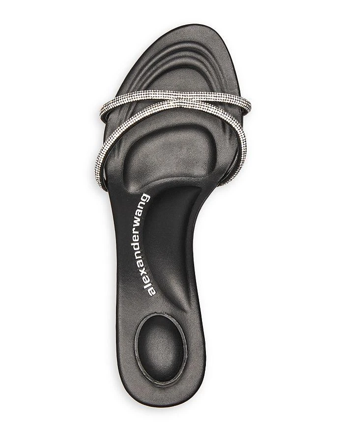 商品Alexander Wang|Women's Dahlia Crystal Slide Sandals,价格¥2627,第3张图片详细描述