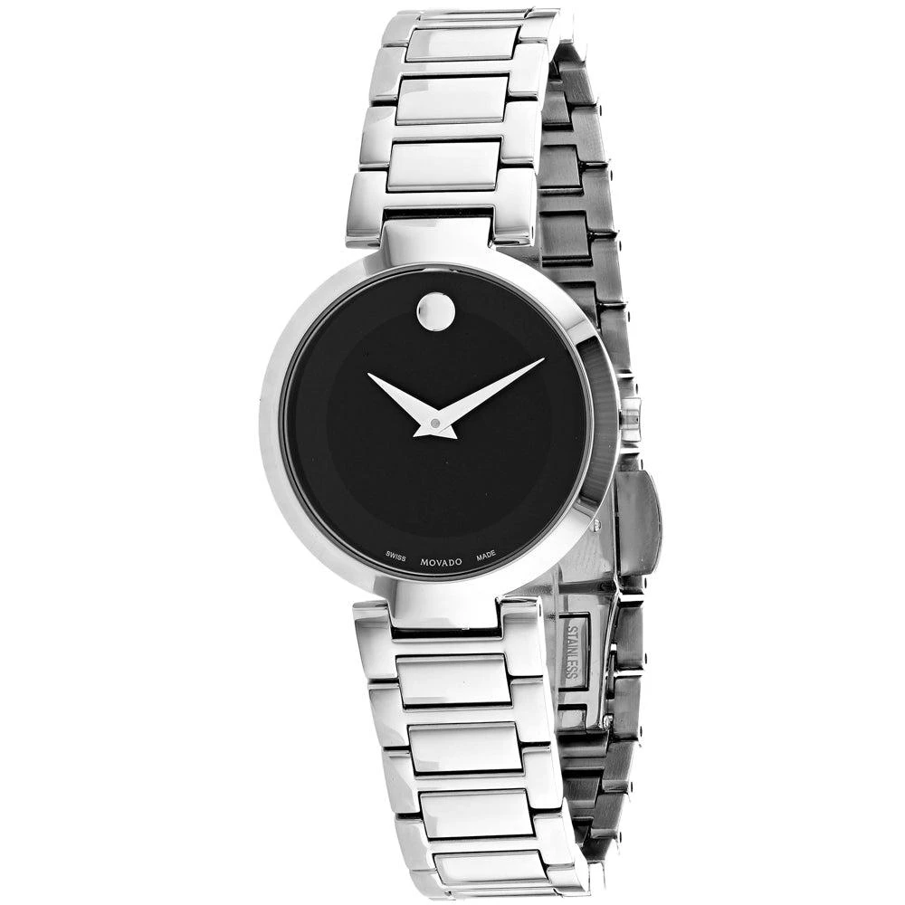 商品Movado|Movado Women's Black dial Watch,价格¥3192,第1张图片