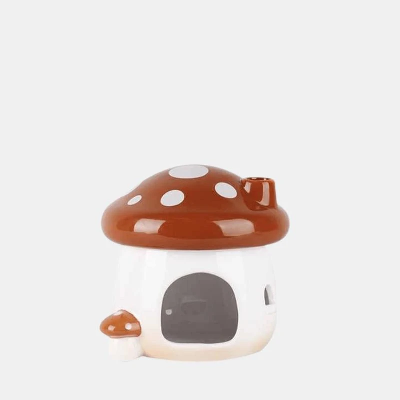 商品Vigor|Perfect Gift Multifunctional Mushroom Shaped Hamster House Ceramics- Bulk 3 Sets 3 PACK,价格¥427,第1张图片