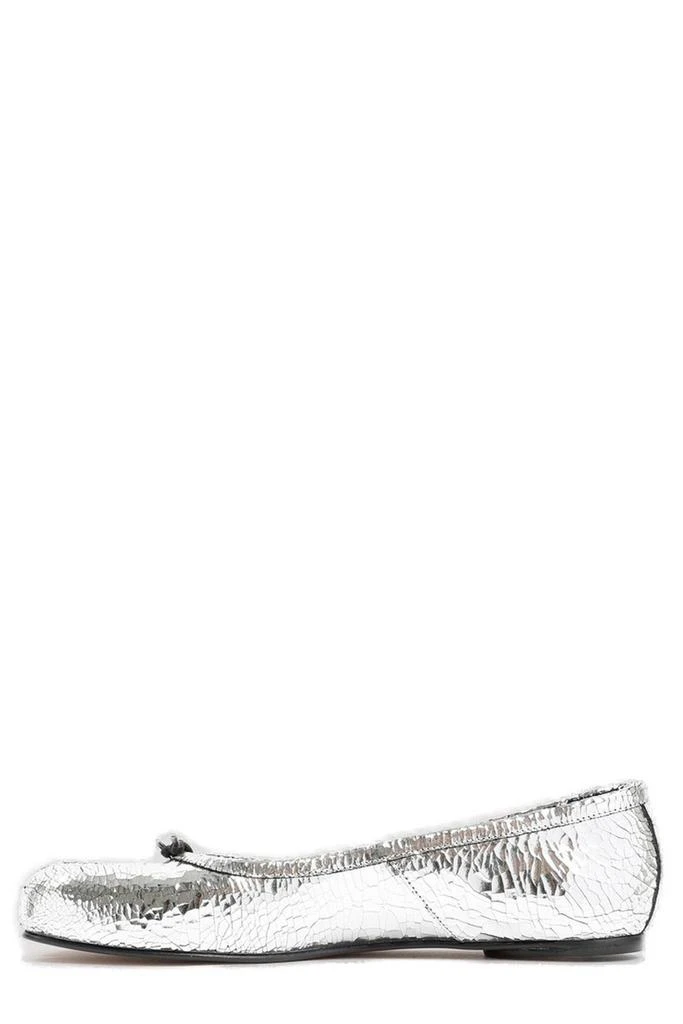 商品MAISON MARGIELA|Maison Margiela Tabi Metallic Ballerina Flats,价格¥5346,第2张图片详细描述