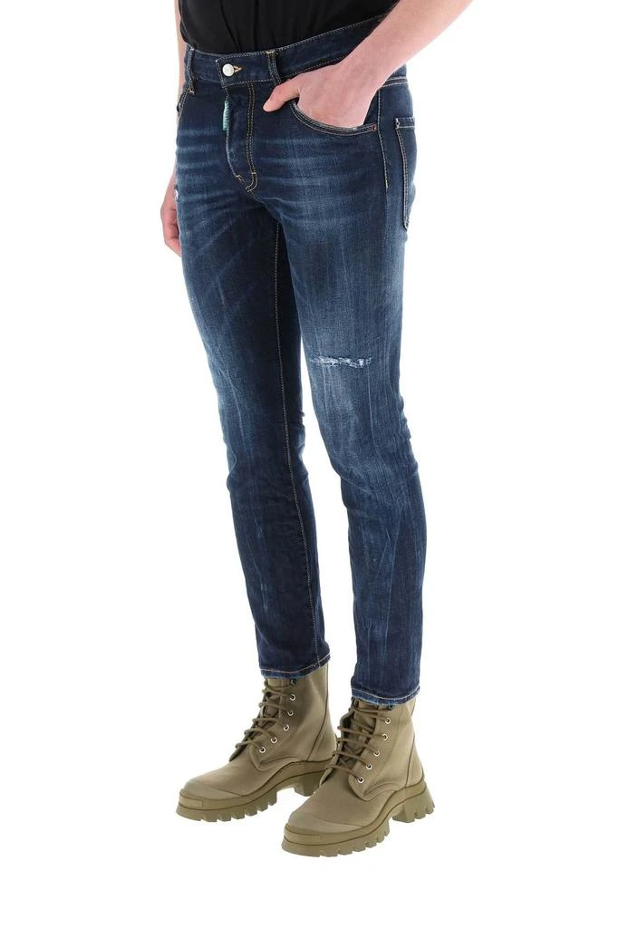 商品DSQUARED2|Dsquared2 Low Rise Ripped Skinny Jeans,价格¥1922,第5张图片详细描述