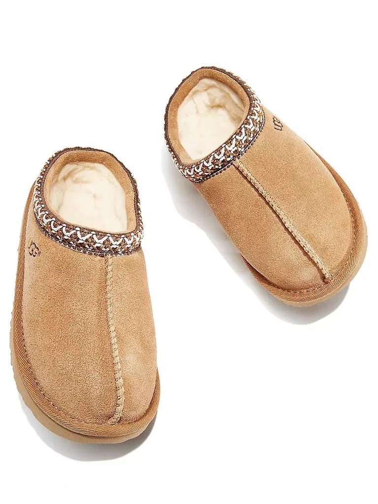 商品UGG|Kid's & Little Kid's Tasman II UGGPure Suede Slippers,价格¥596,第3张图片详细描述